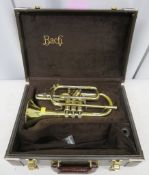 Vincent Bach Stradivarius 184 ML cornet with case. Serial Number: 679638. Please note that