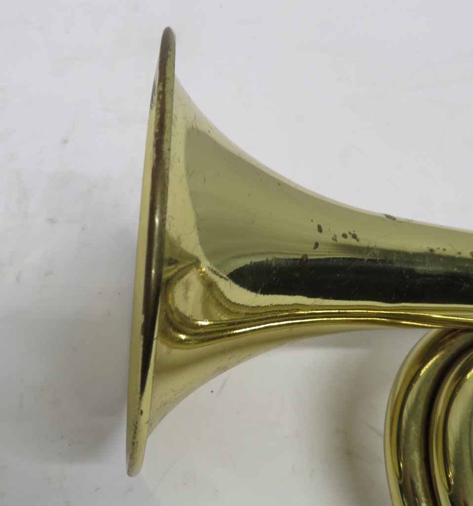 BBIM Ltd 1977 cavalry trumpet with case. Please note that this item is sold as seen with n - Image 5 of 9