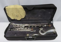 Buffet Crampon Prestige bass clarinet. Serial number: H42139. Please note that this item