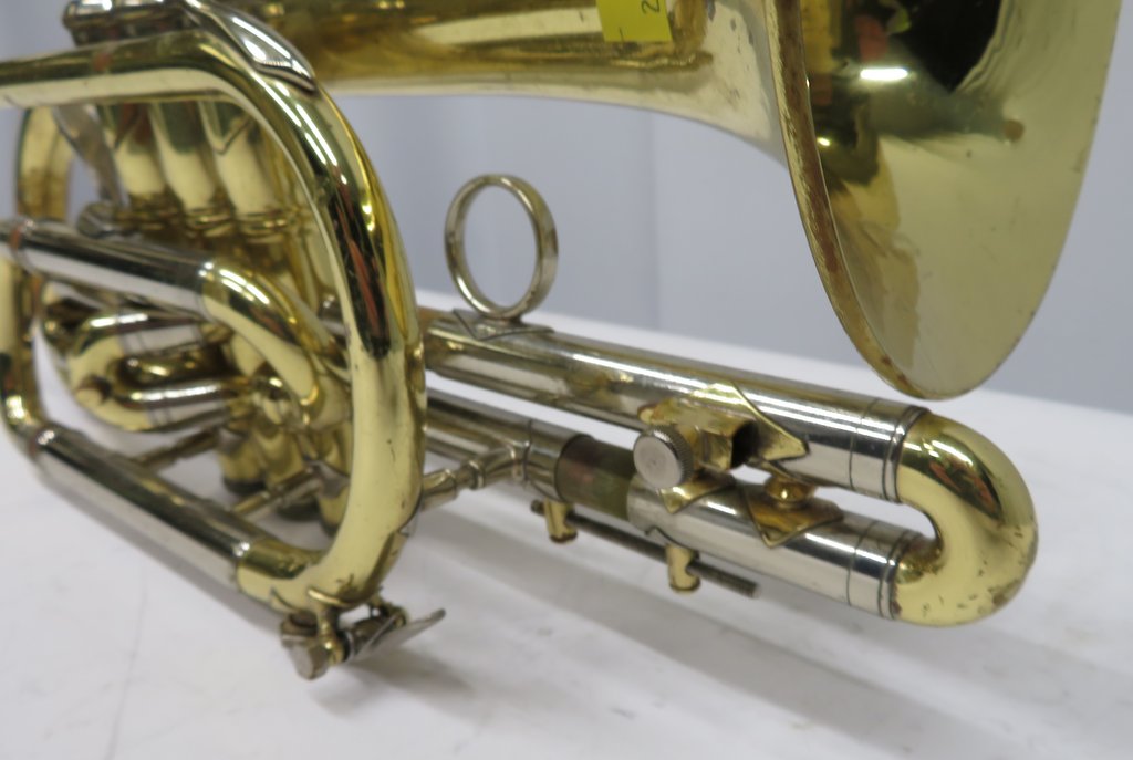 Bach Stradivarius 184 ML cornet with case. Serial number: 511745. Please note that this i - Image 7 of 19