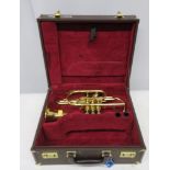 Besson Sovereign 928GS cornet with case. Serial number: 838551. Please note that this ite