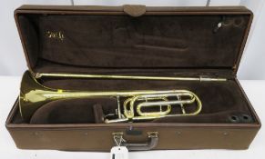 Vincent Bach Stradivarius 42 tenor trombone with case. Serial Number: 14577. Please note t