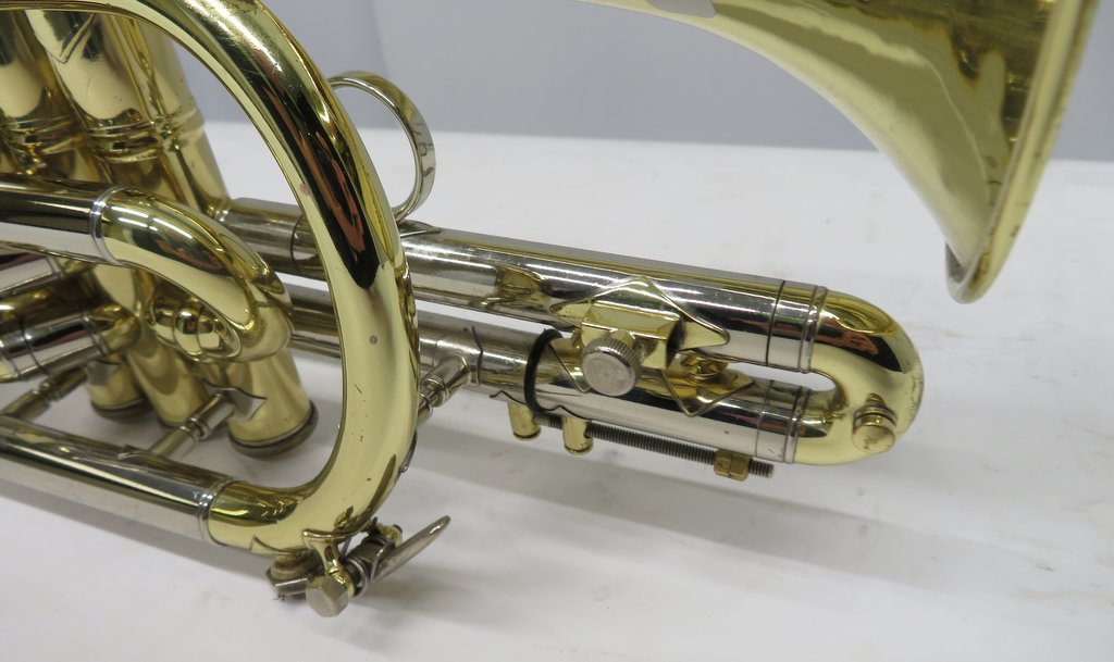 Bach Stradivarius 184 ML cornet with case. Serial number: 602971. Please note that this i - Image 7 of 14