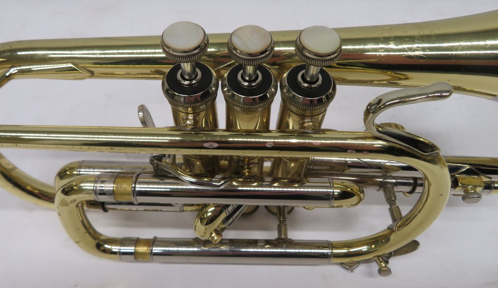 Bach Stradivarius 184 ML cornet with case. Serial number: 602971. Please note that this i - Image 8 of 14