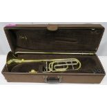 Vincent Bach Stradivarius 42 tenor trombone with case. Serial Number: 15454. Please note t