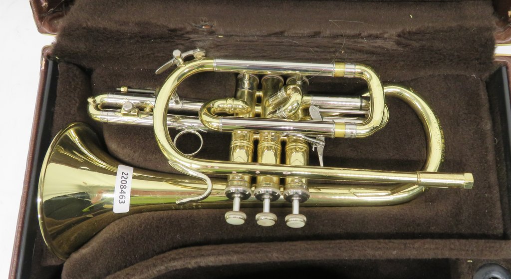 Bach Stradivarius 184 ML cornet with case. Serial number: 602971. Please note that this i - Image 2 of 14