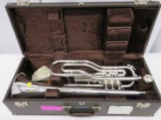 Besson BE708 International bass tenor trombone with case. Serial number: 861582. Please n