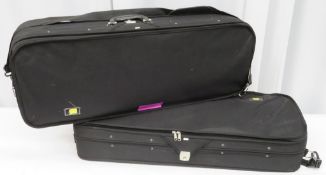 2x GTL padded violin cases.