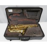 Julius Keilwerth SX90R alto saxophone with case. Serial number: 123697. Please note that