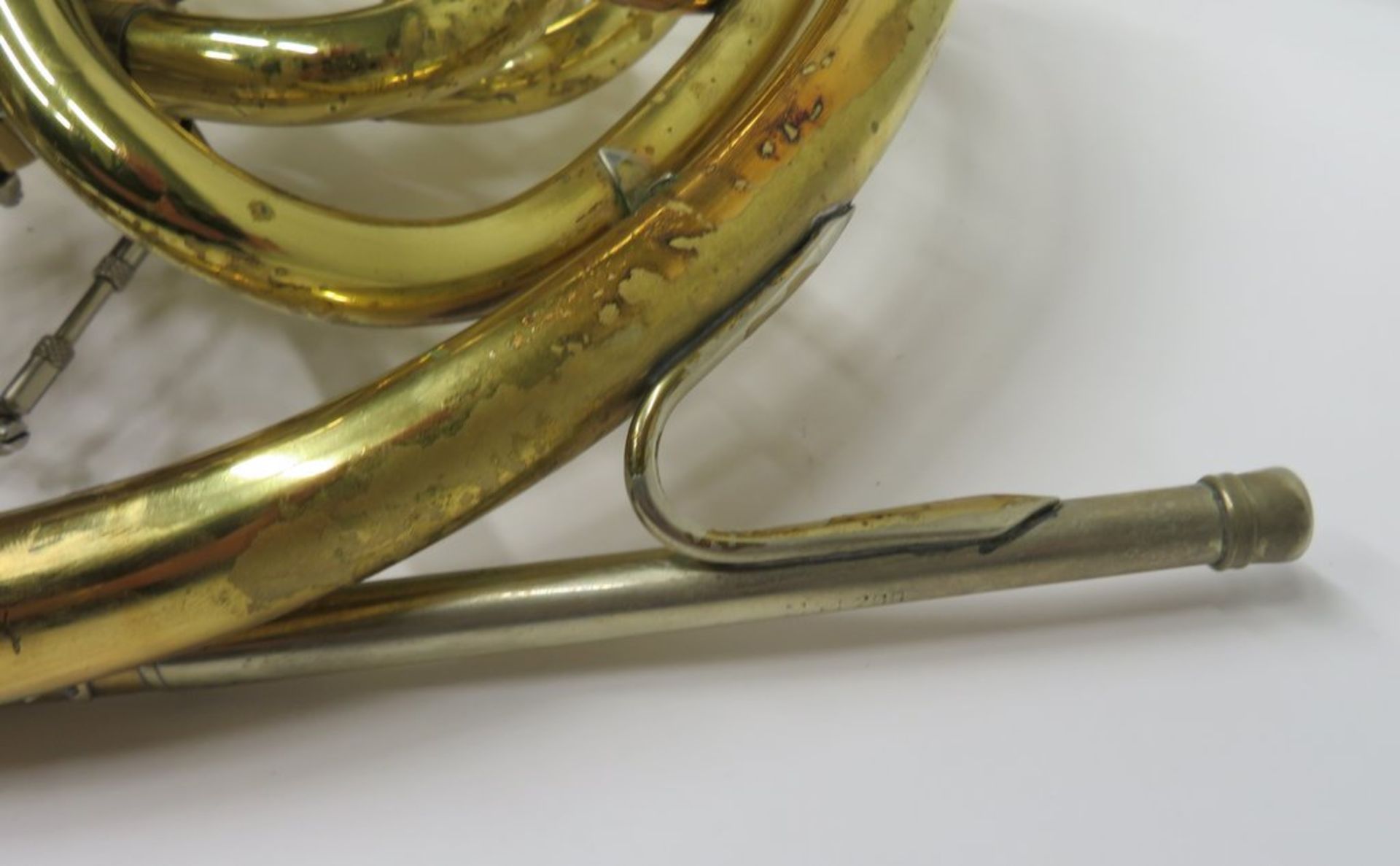 GebrAlexander Mainz 103 french horn with case. Serial number 23511