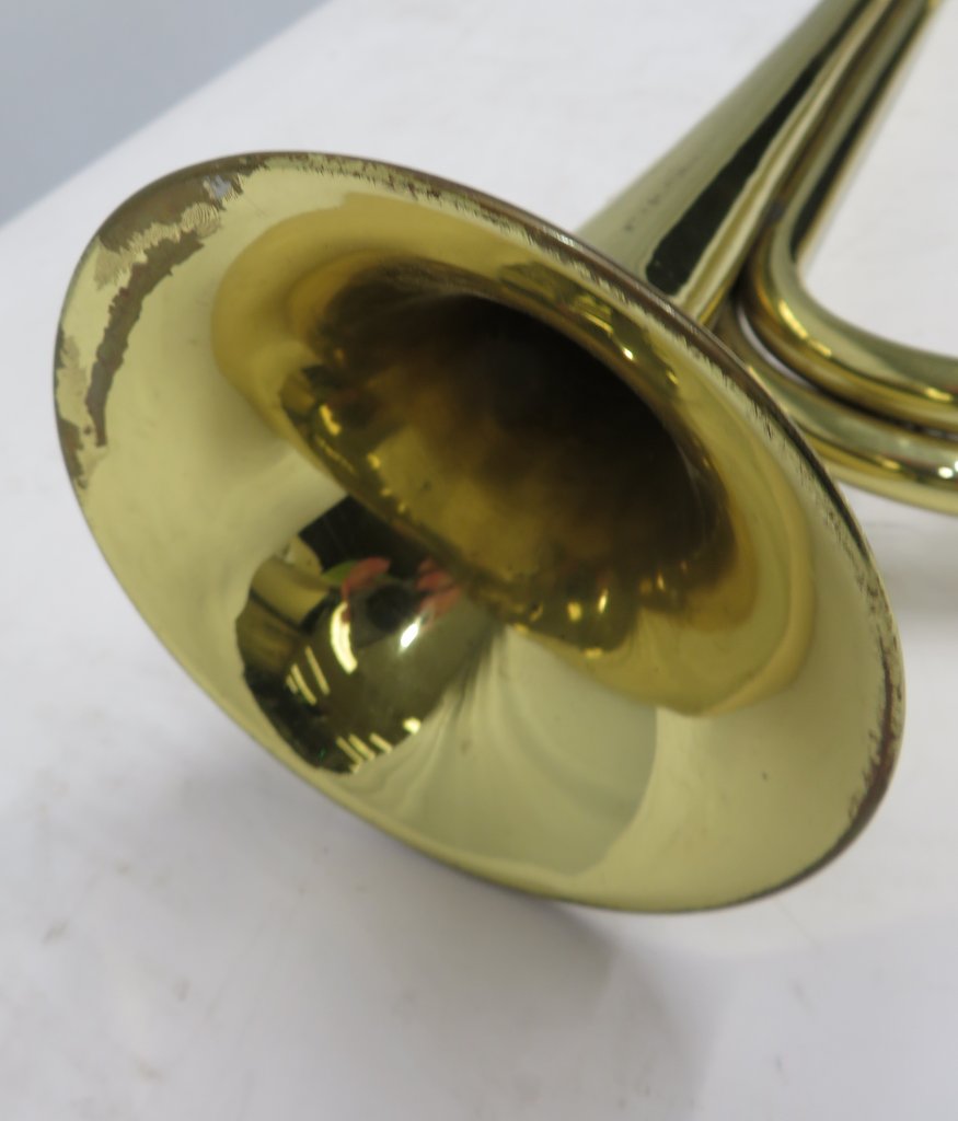 BBIM Ltd 1977 cavalry trumpet with case. Please note that this item is sold as seen with n - Image 6 of 9