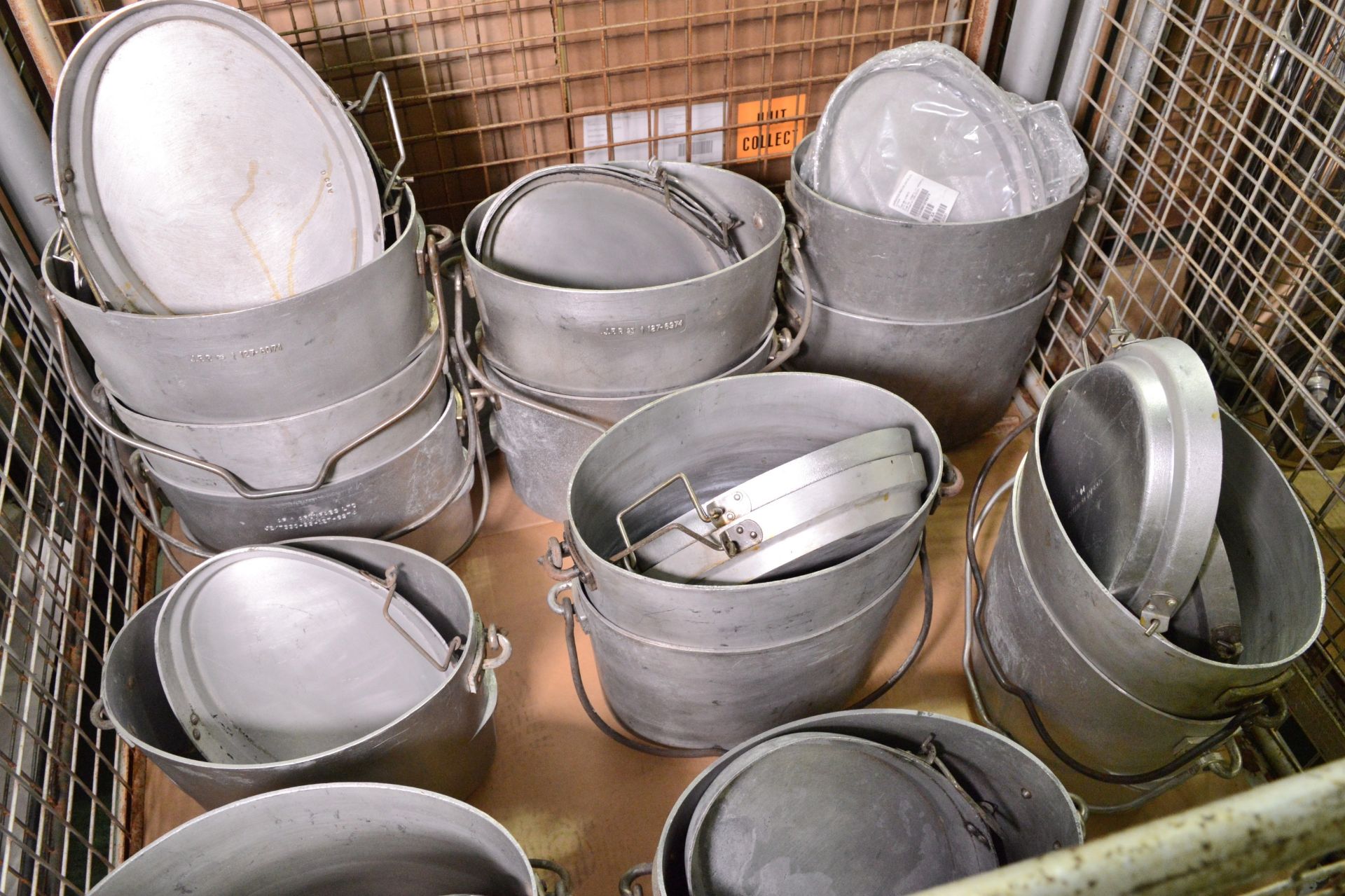 15x Aluminium Cooking Pots with Lids. - Image 2 of 2