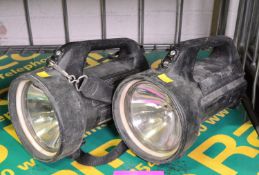 2x Dragon T12 Searchlight 100W - No Chargers.