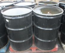 4x 45 Gallon Steel Drums