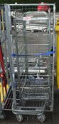 Roll cage, milk trolley