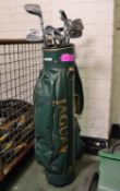 Golf Club Set with Jaguar Bag.