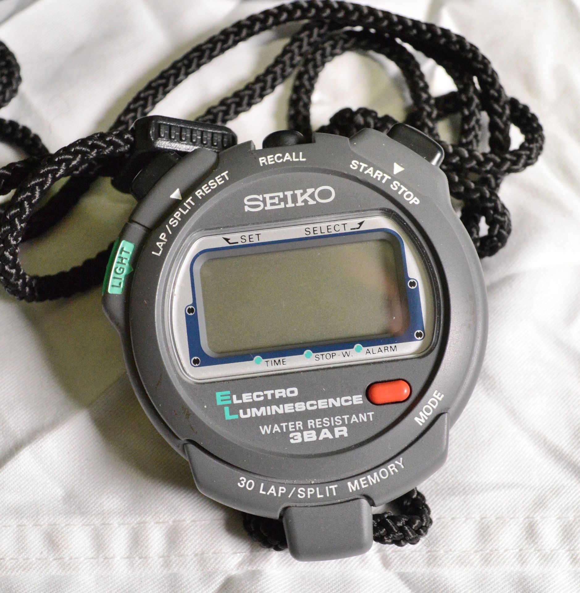 3x Seiko Digital Stopwatches with Case. - Image 5 of 5