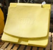 Plastic Yellow Grit Bins