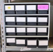 Metal Cabinet with 16 Drawers L400 x W320 x H400mm.