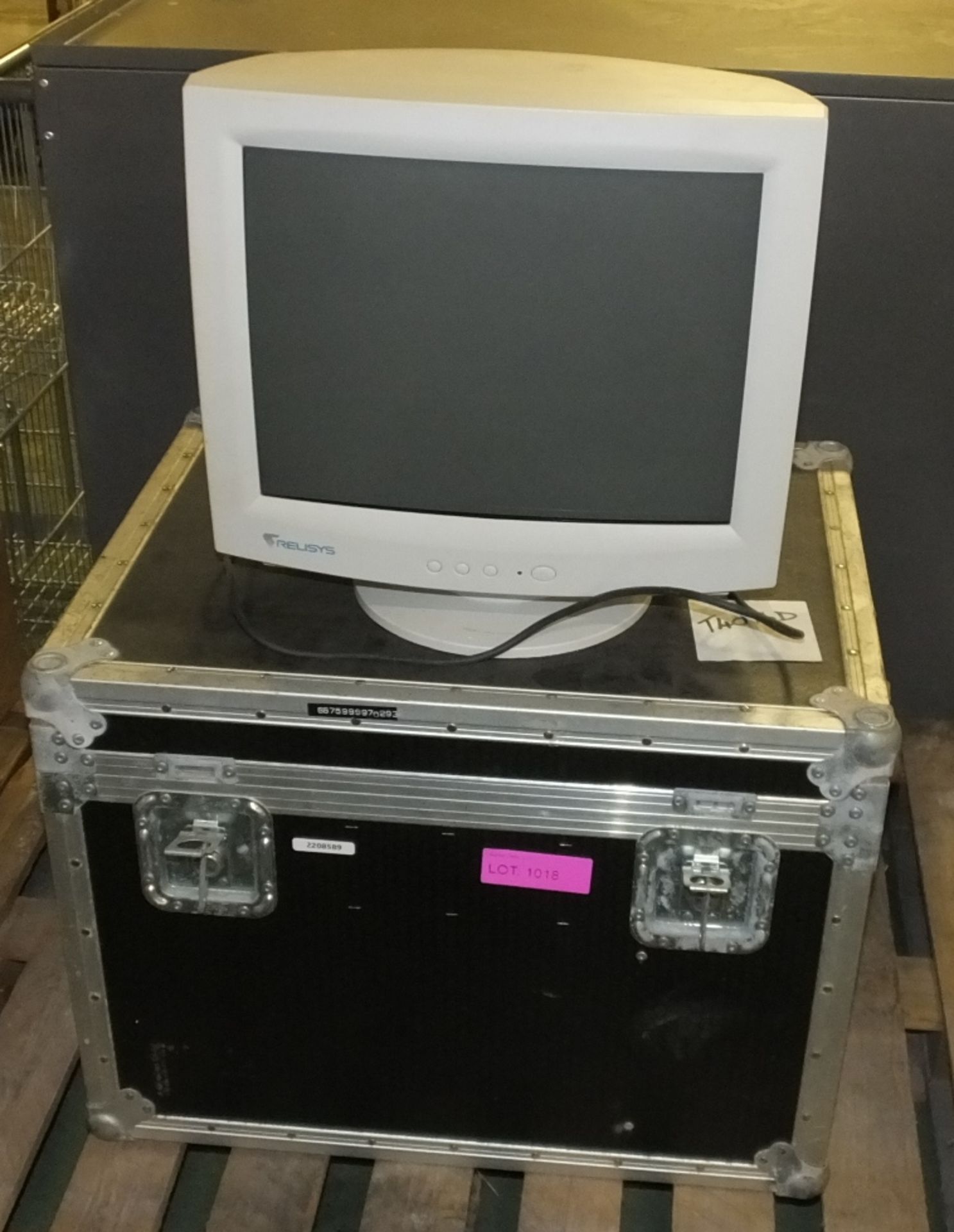 CRT Monitor with transit case