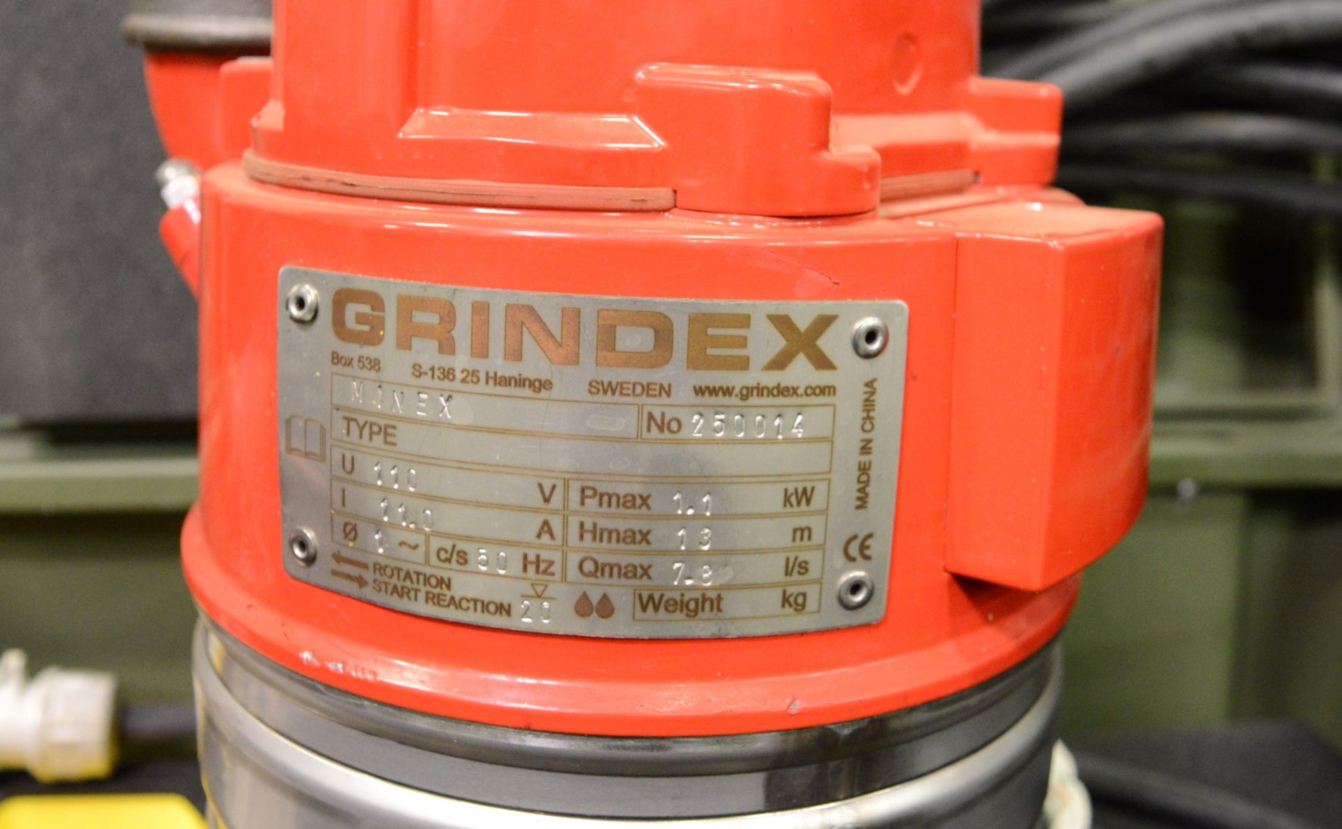 Grindex Minex TypeG1005 Submersible Pump Hose 110V In a Case. - Image 4 of 4