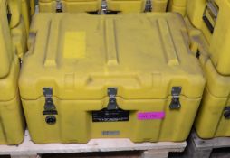 1x Plastic Case Yellow Empty L600 x W400 x H360mm.