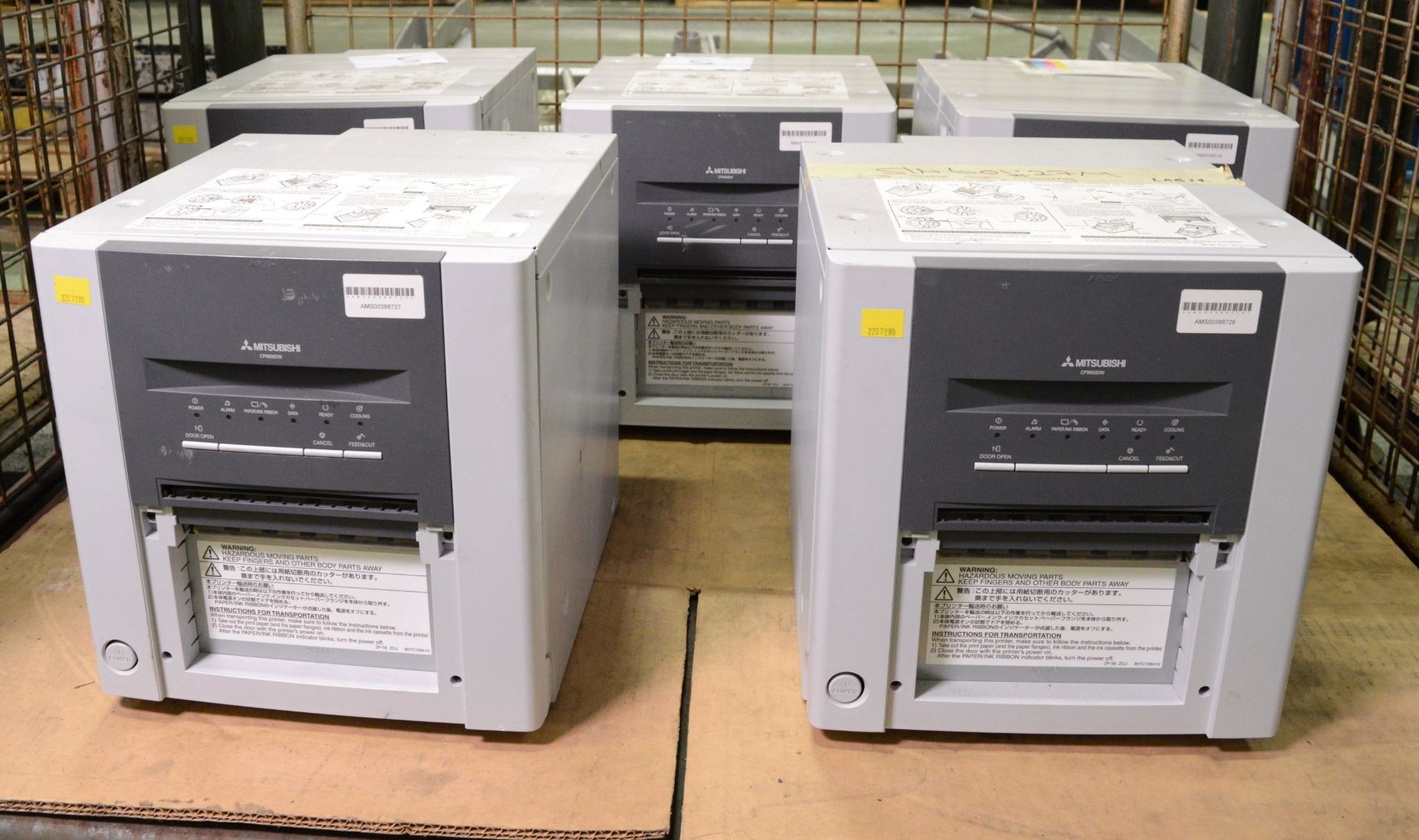 5x Mitsubishi CP9600DW Printers. - Image 2 of 3