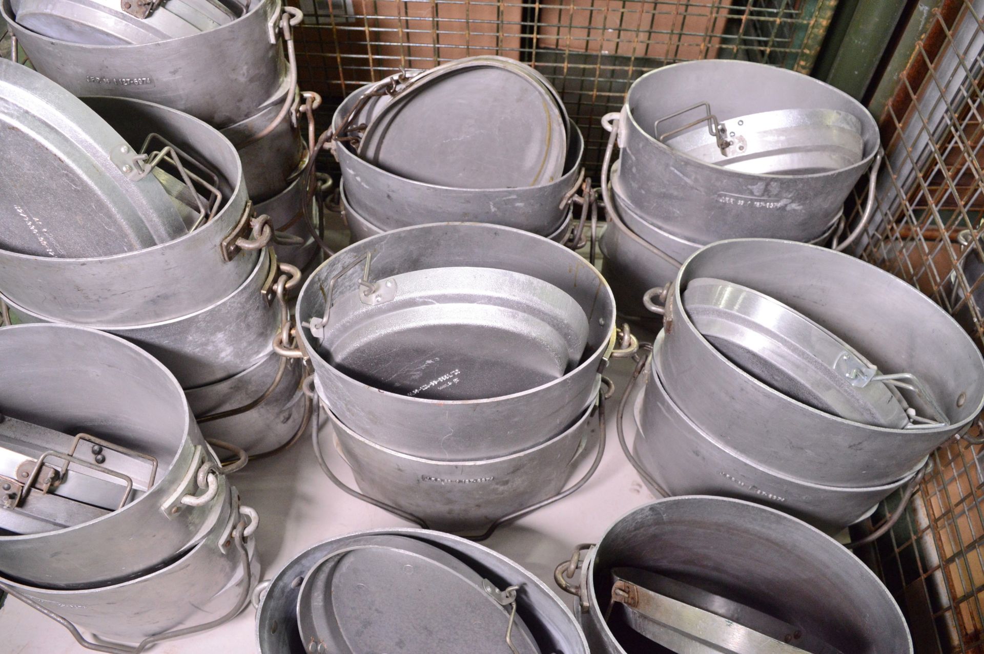 18x Aluminium Cooking Pots with Lids. - Image 2 of 2