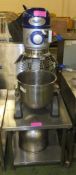 AS SPARES OR REPAIRS - Vollrath electric mixer - 2x bowls