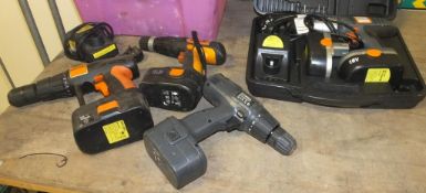 Cordless drills