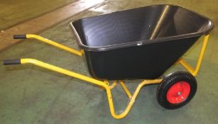 Large garden wheelbarrow - slightly bent frame