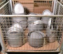 15x Aluminium Cooking Pots with Lids.