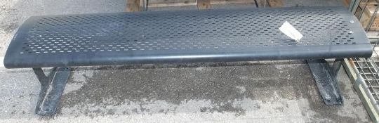 Metal Bench L 1810mm x W 400mm x H 400mm