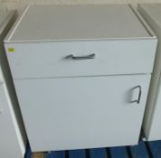 White Wooden Lab 4 Draw Unit Mobile L660 x W530 x H810mm