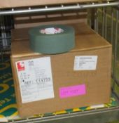 2x Boxes of Olive Green Scapa Cloth Adhesive Tape - 50mm x 50m per roll - 16 Rolls per box