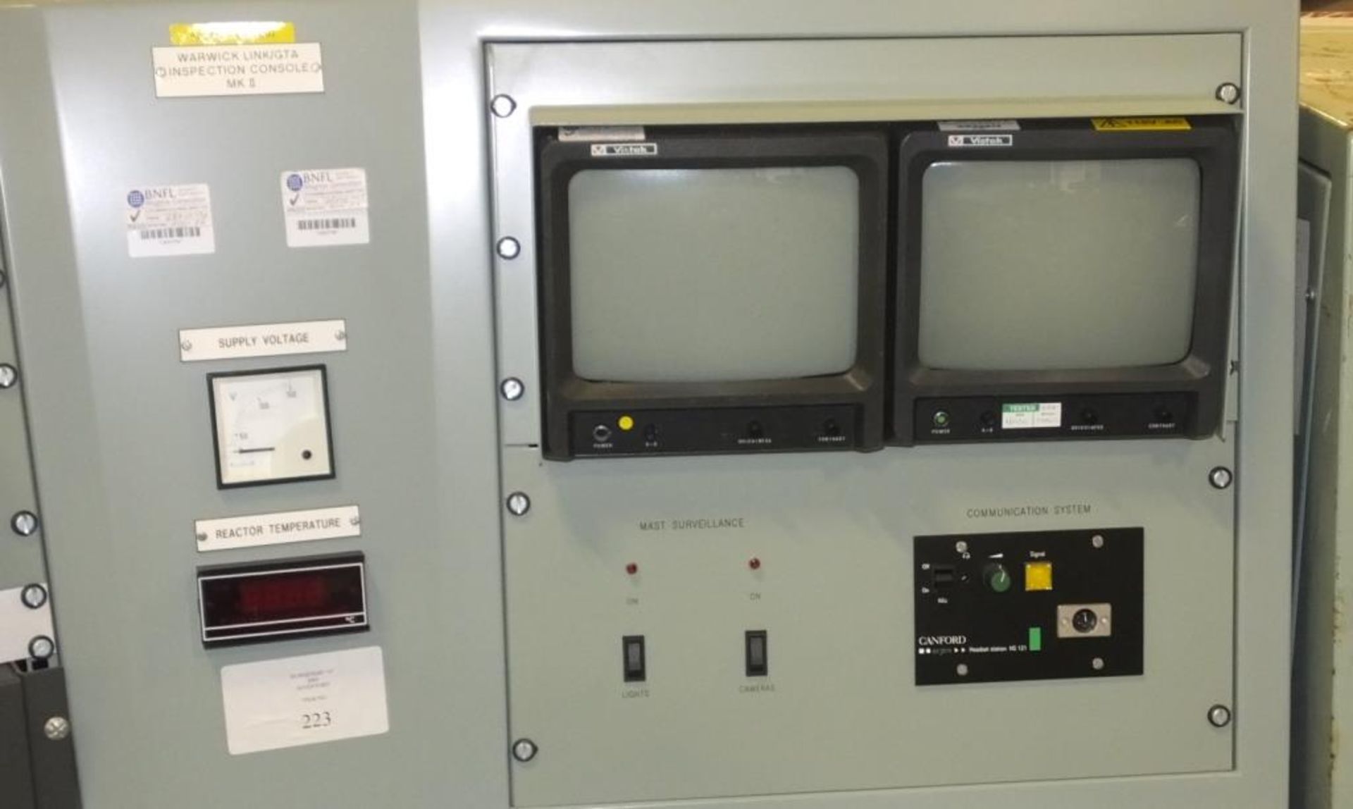 Ex Nuclear Plant Reactor Control / Monitoring System - Image 5 of 25