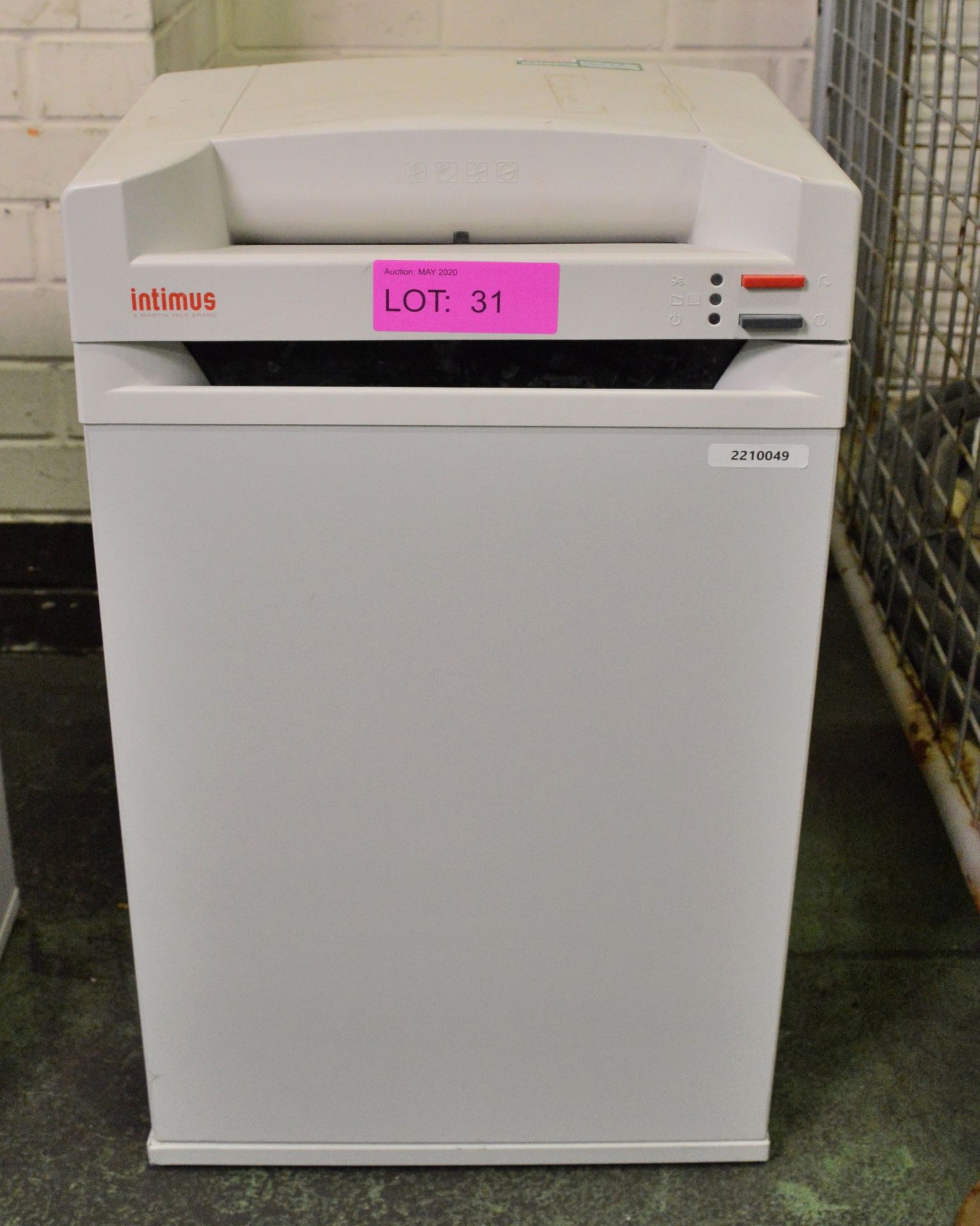 Intimus 669-1CF Office Shredder.