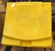 Plastic Yellow Grit Bins