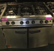 AS SPARES OR REPAIRS - Falcon 6 range cooker