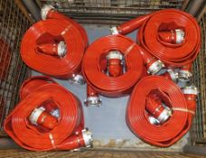 10x Layflat hose lengths