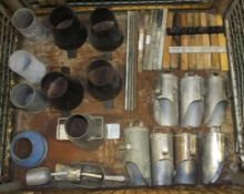 Various Mortar Equipment, Tamping Rod, Slump Cone, Scoops