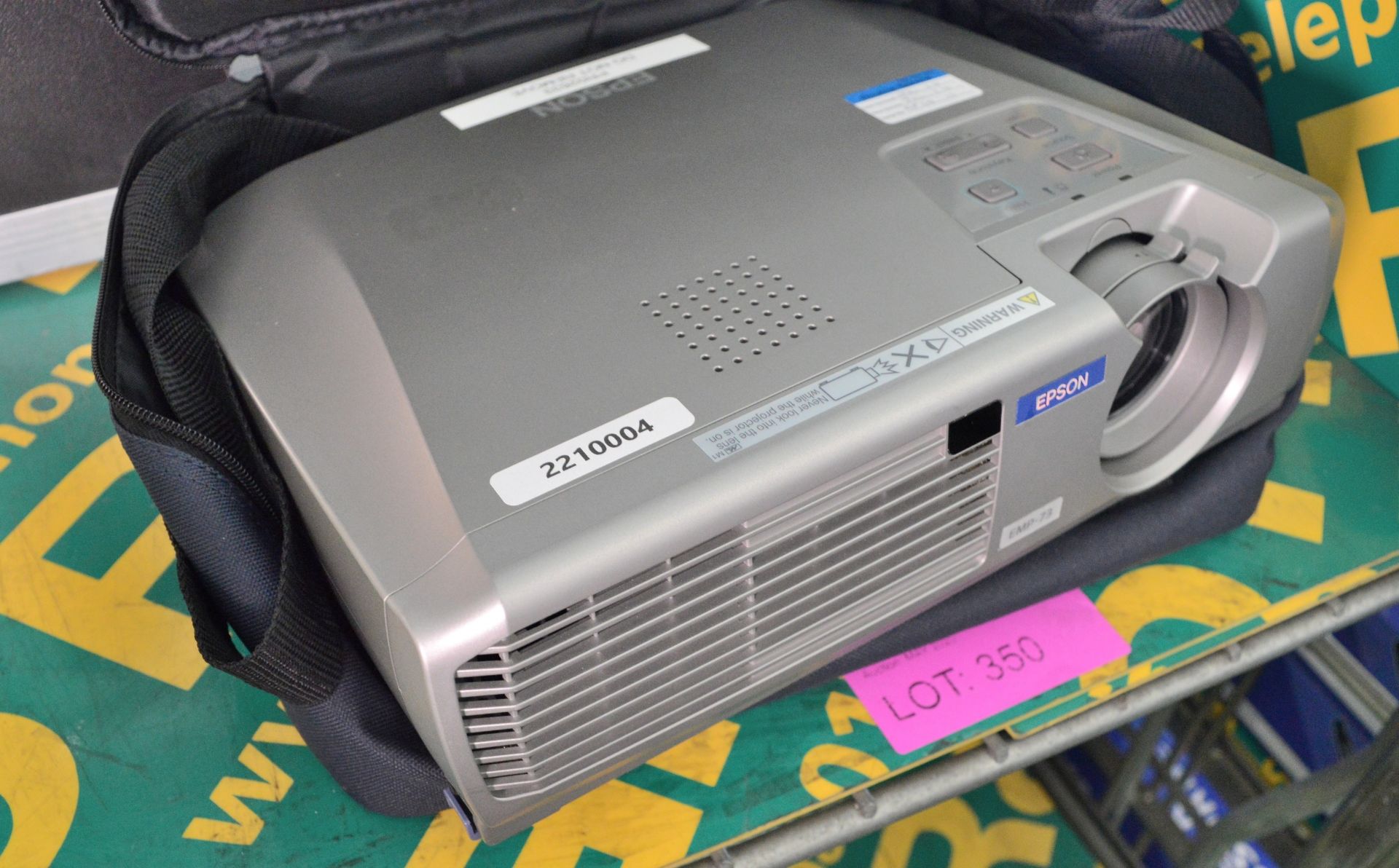 Epson EMP-73 LCD Projector & Case. - Image 2 of 2