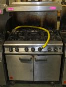 AS SPARES OR REPAIRS - Falcon 6 range cooker