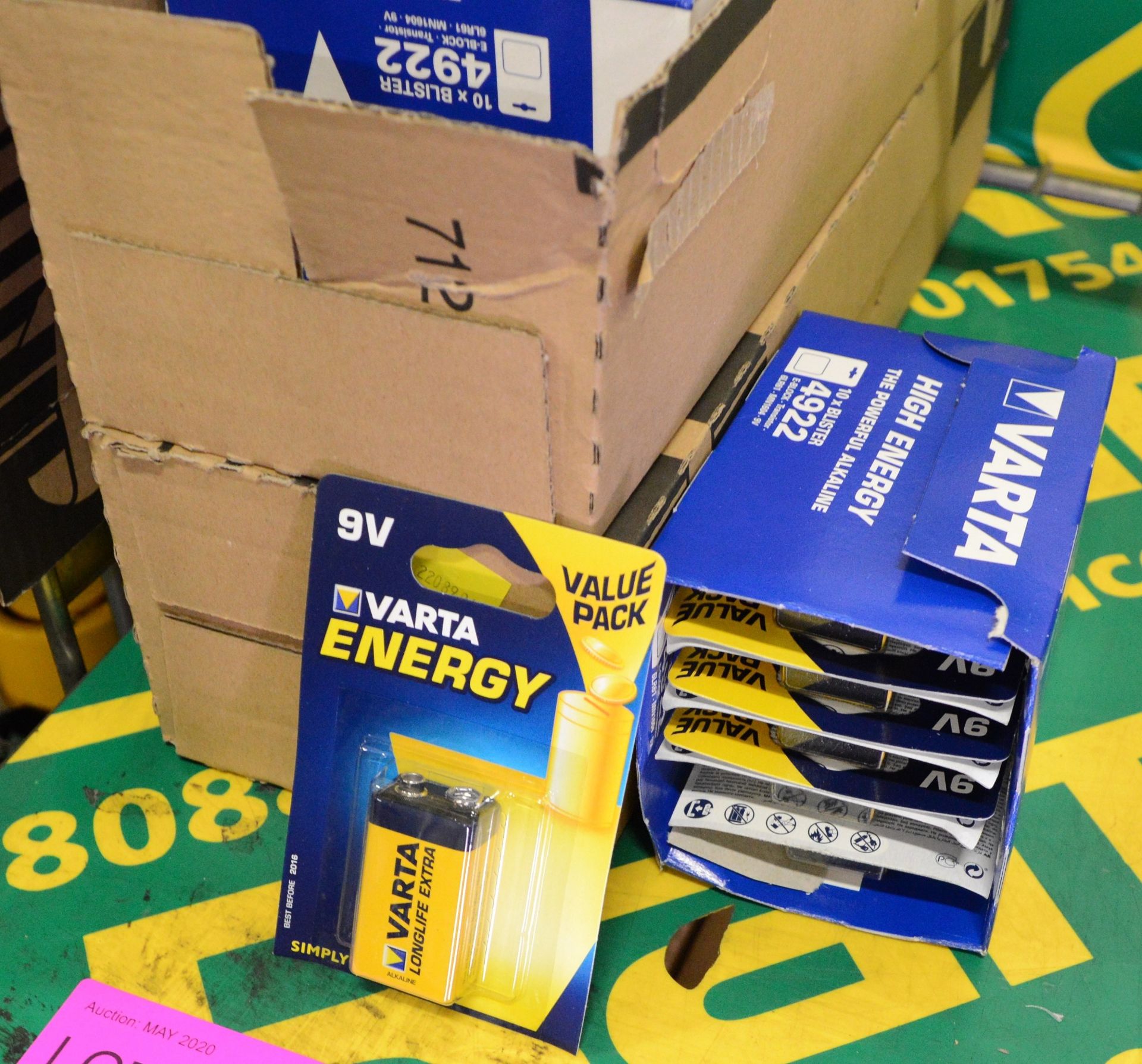2x Boxes of Varta High Energy 9V Batteries - 50 per box - OUT OF DATE. - Image 2 of 5