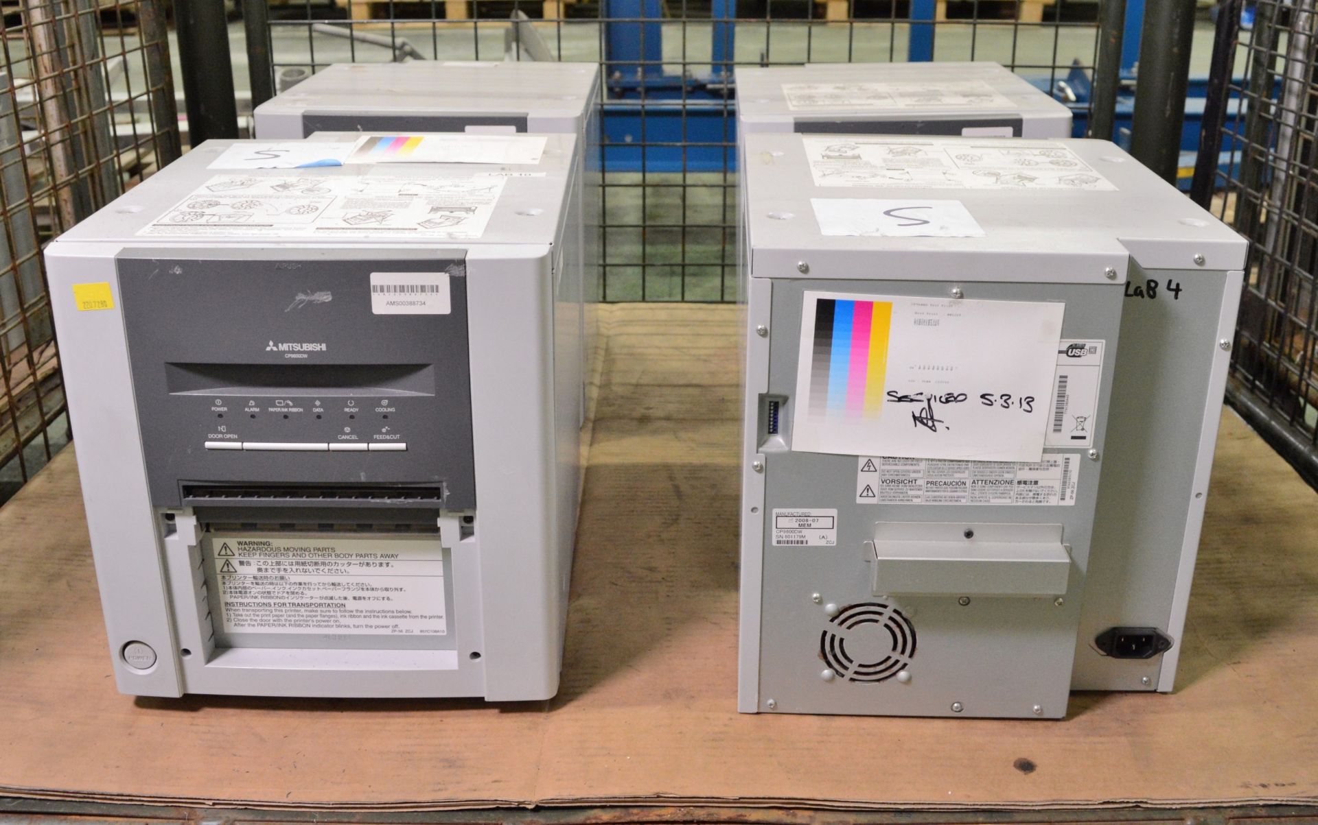 4x Mitsubishi CP9600DW Printers. - Image 2 of 2