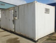 20ft Iso container drying room / changing room