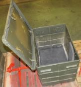 Aluminum heavy duty transit case 790x600x620