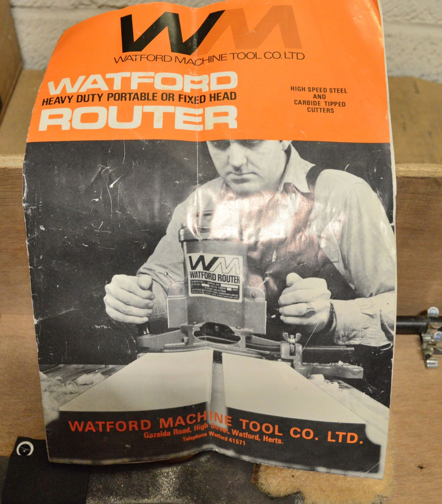 Watford 31976 Router 240V in a Wooden Box. - Image 2 of 3