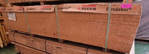 28x EEGER Eurodecker chip board panels.