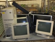 IBM power pc base station, monitors